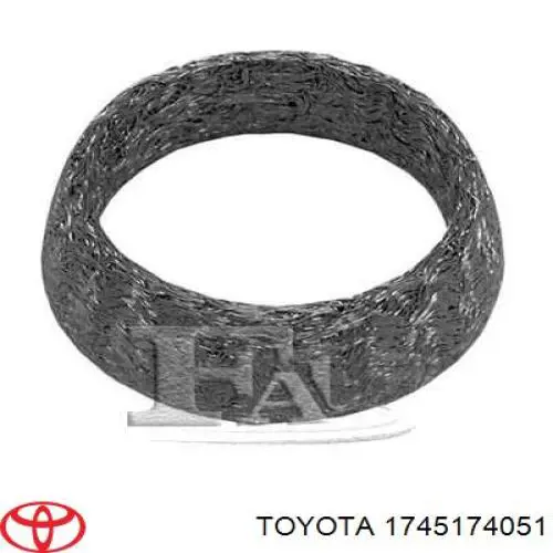 Do koszyka 1745174051 Toyota Uszczelka rury odbiornika tłumika