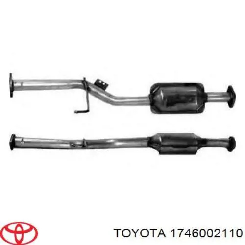 Konwerter-katalizator Toyota Carina E sedana (T19) (1992 - 1997) cena, od 206,13 USD