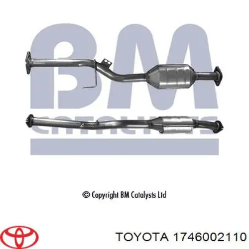 Do koszyka Konwerter-katalizator Toyota Carina E T19
