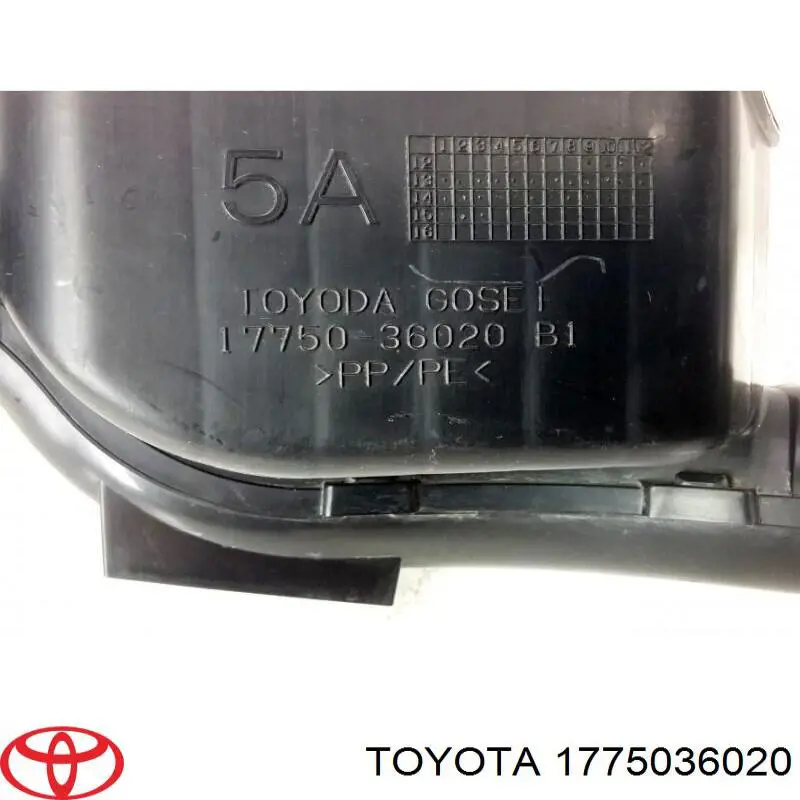 Wlot powietrza do filtra powietrza do Toyota Camry VII V50