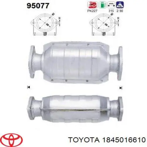 Do koszyka Konwerter-katalizator Toyota Camry II V2