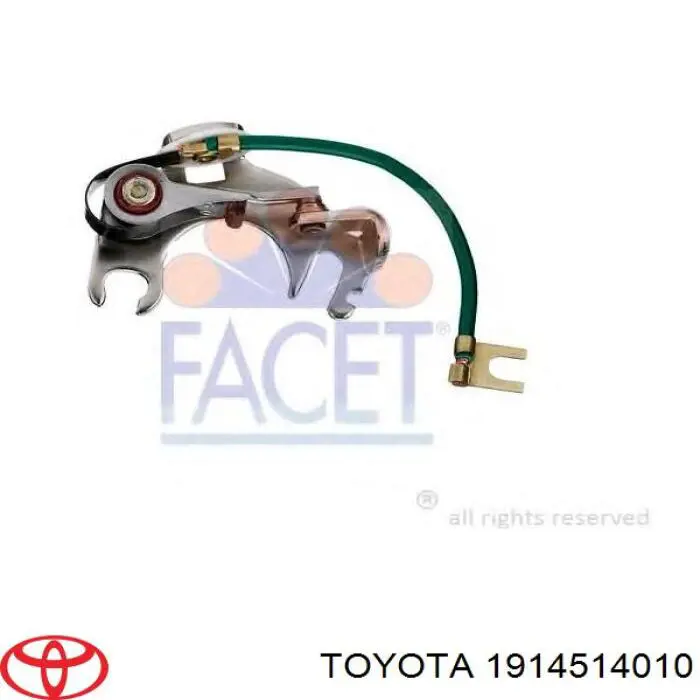 Kostka stacyjki zapłonowej Toyota 1914514010 cena, od 9,04 USD