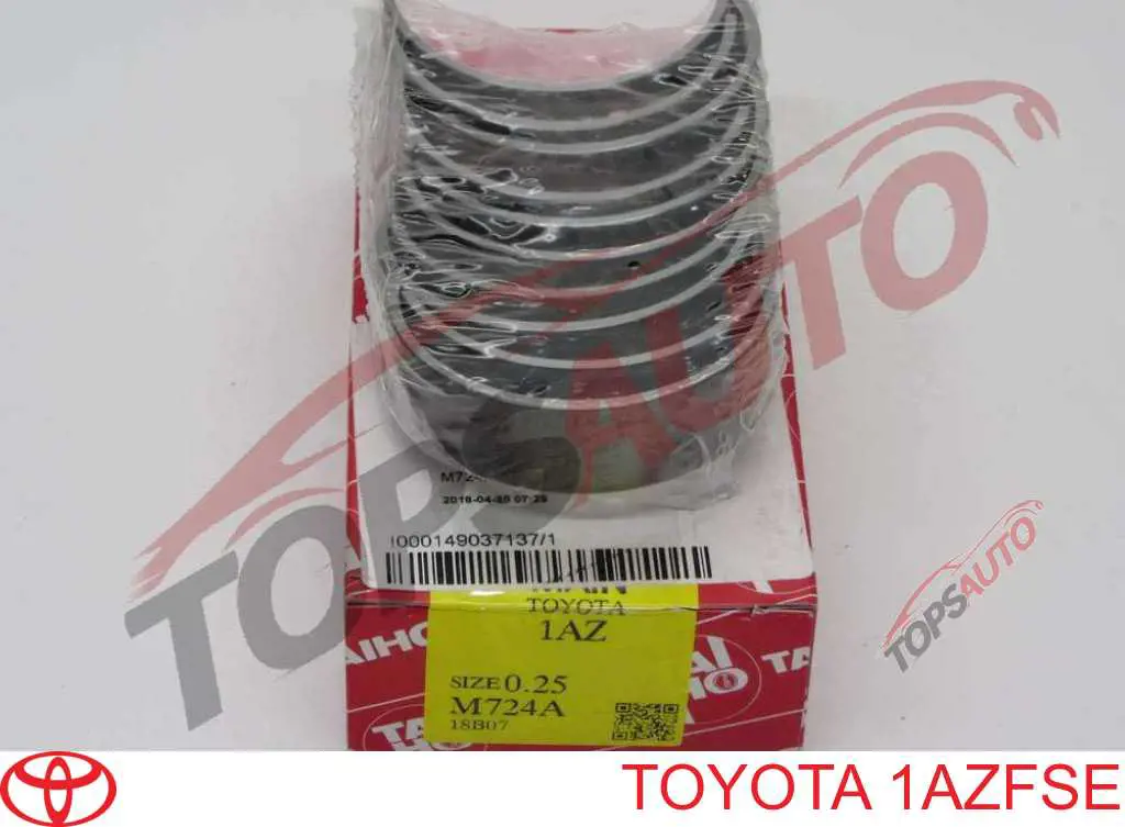 1AZFSE Toyota Silnik w komplecie