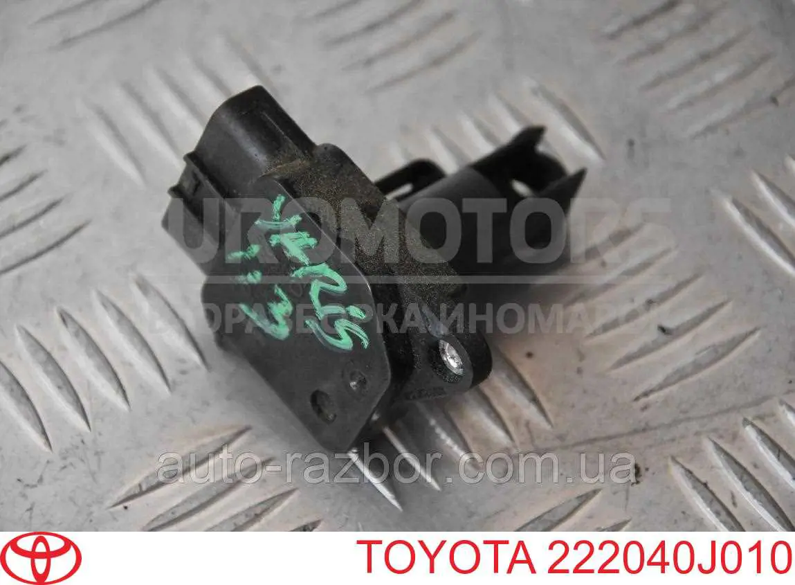 222040J010 Toyota Czujnik przepływu powietrza, przepływomierz powietrza M.A.F.