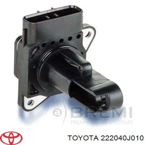 Czujnik przepływu powietrza, przepływomierz powietrza M.A.F. Toyota 222040J010 cena, od 51,28 USD