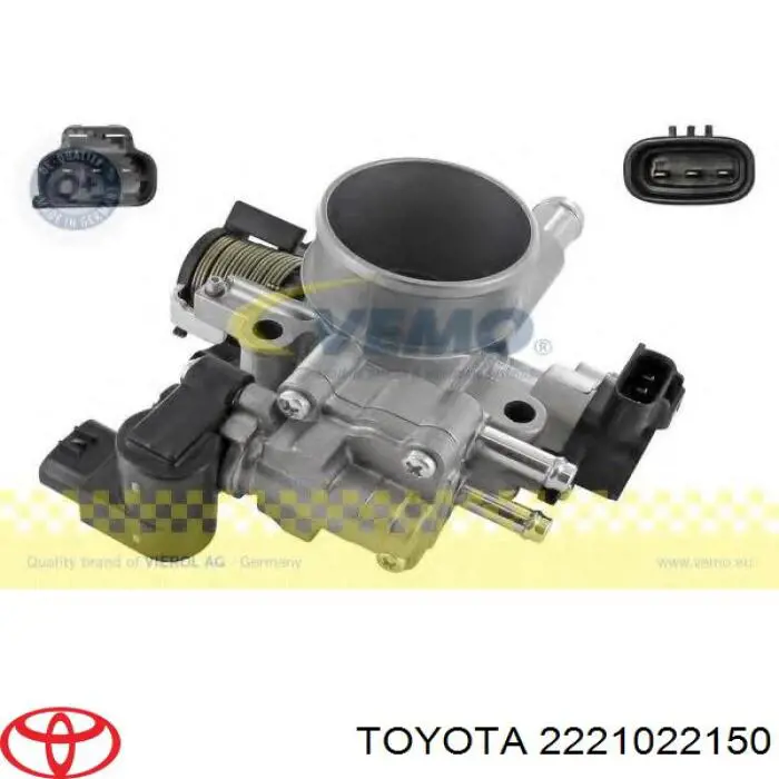 222100D020 Toyota Przepustnica, komplet