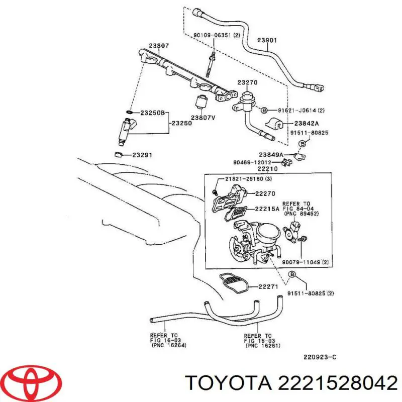 Uszczelka zaworu (regulatora) biegu jałowego Toyota 2221528042 cena, od 5,94 USD