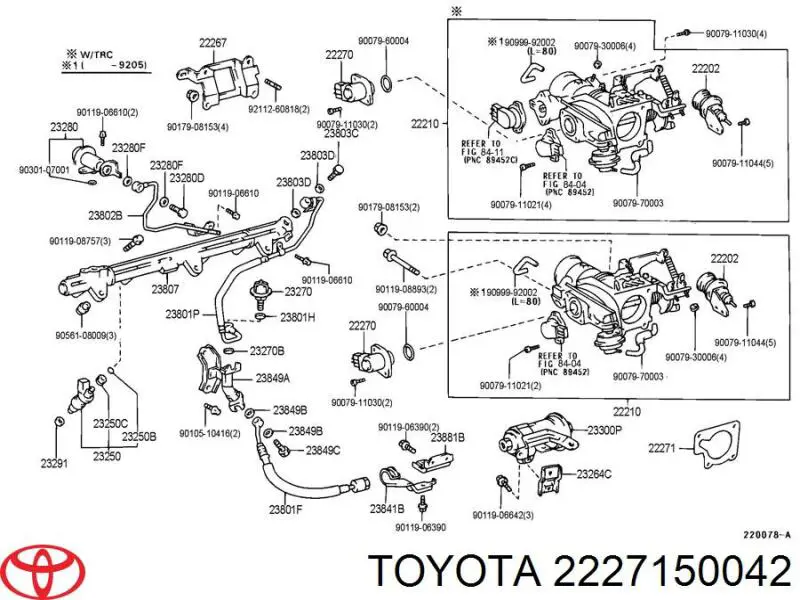 Uszczelka przepustnicy do Lexus GS  S19