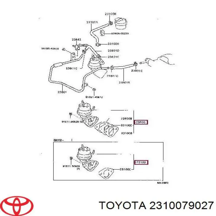  Pompa wtryskowa wysokiego ciśnienia Toyota Hiace 2