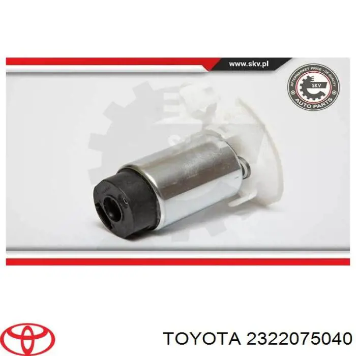 2322075040 Toyota element-turbina pompy paliwa