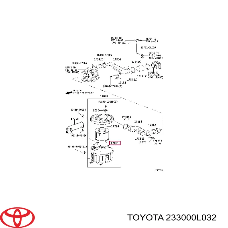 Filtr paliwa Toyota 233900E010 cena, od 15,76 USD