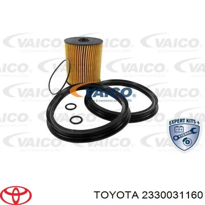 Filtr paliwa Toyota 2330031160 cena, od 14,80 USD