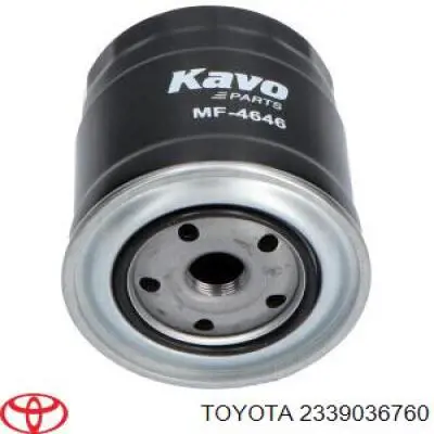 Filtr paliwa 2339036760 Toyota