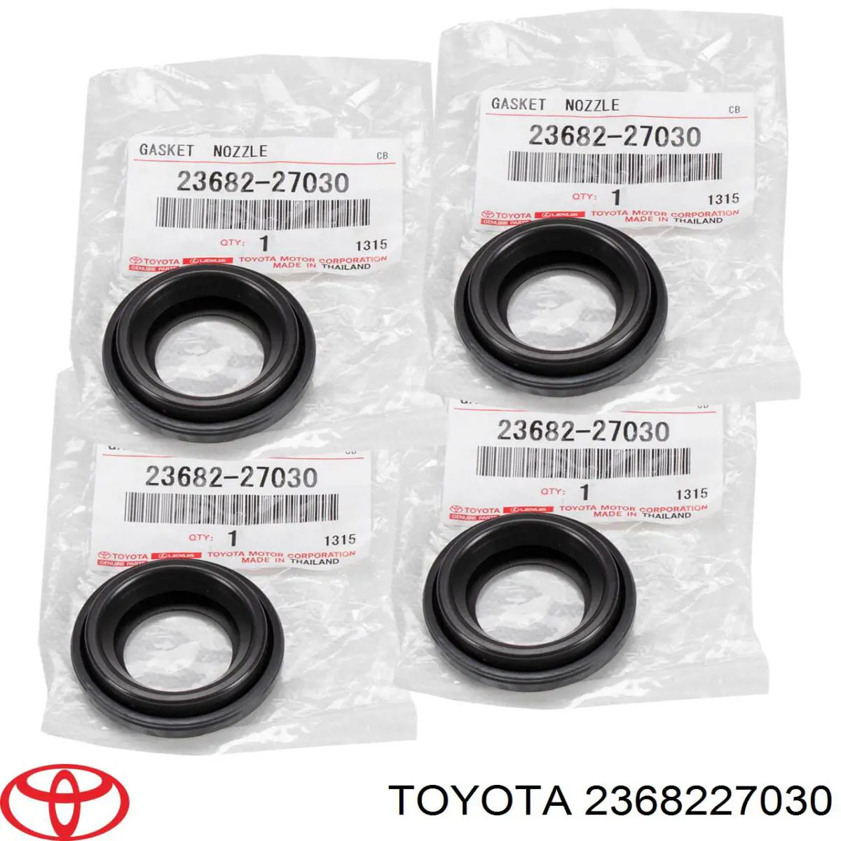 Uszczelka pokrywy zaworowej silnika, pierścień Toyota 2368227030 cena, od 8,63 USD
