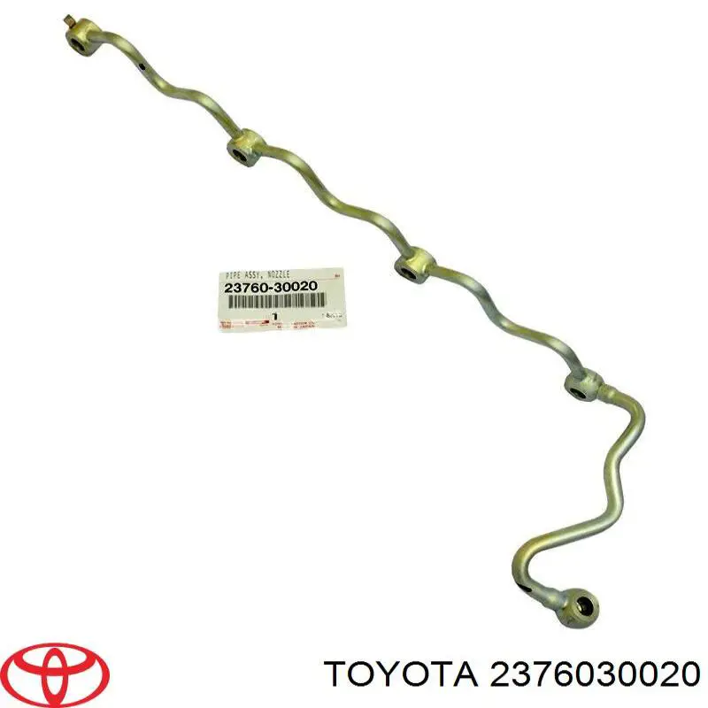 Rurka paliwa, zwrotna od wtryskiwaczy do Toyota Land Cruiser PRADO J150