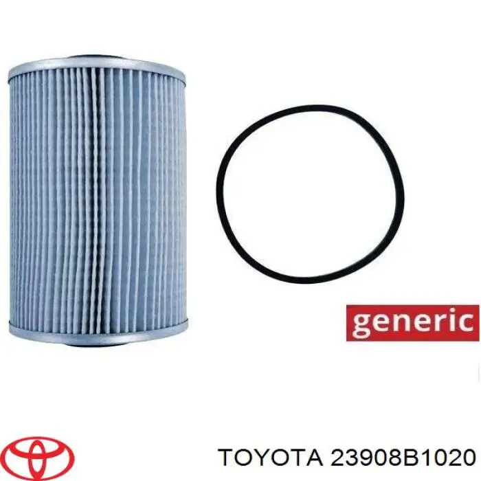 Filtr paliwa Toyota 23908B1020 cena, od 26,81 USD