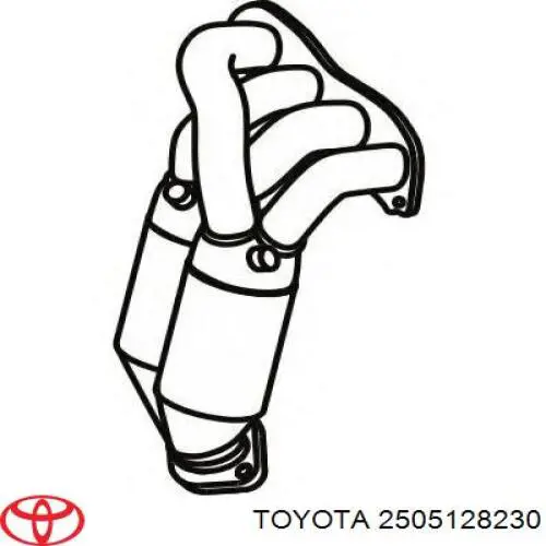 Do koszyka 2505128230 Toyota Konwerter-katalizator