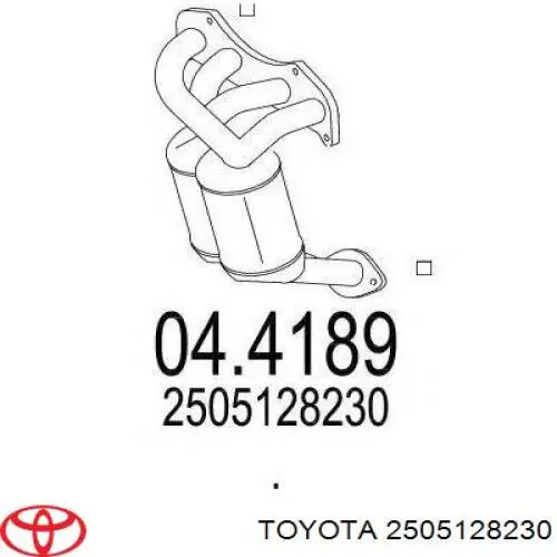 2505128230 Toyota Konwerter-katalizator