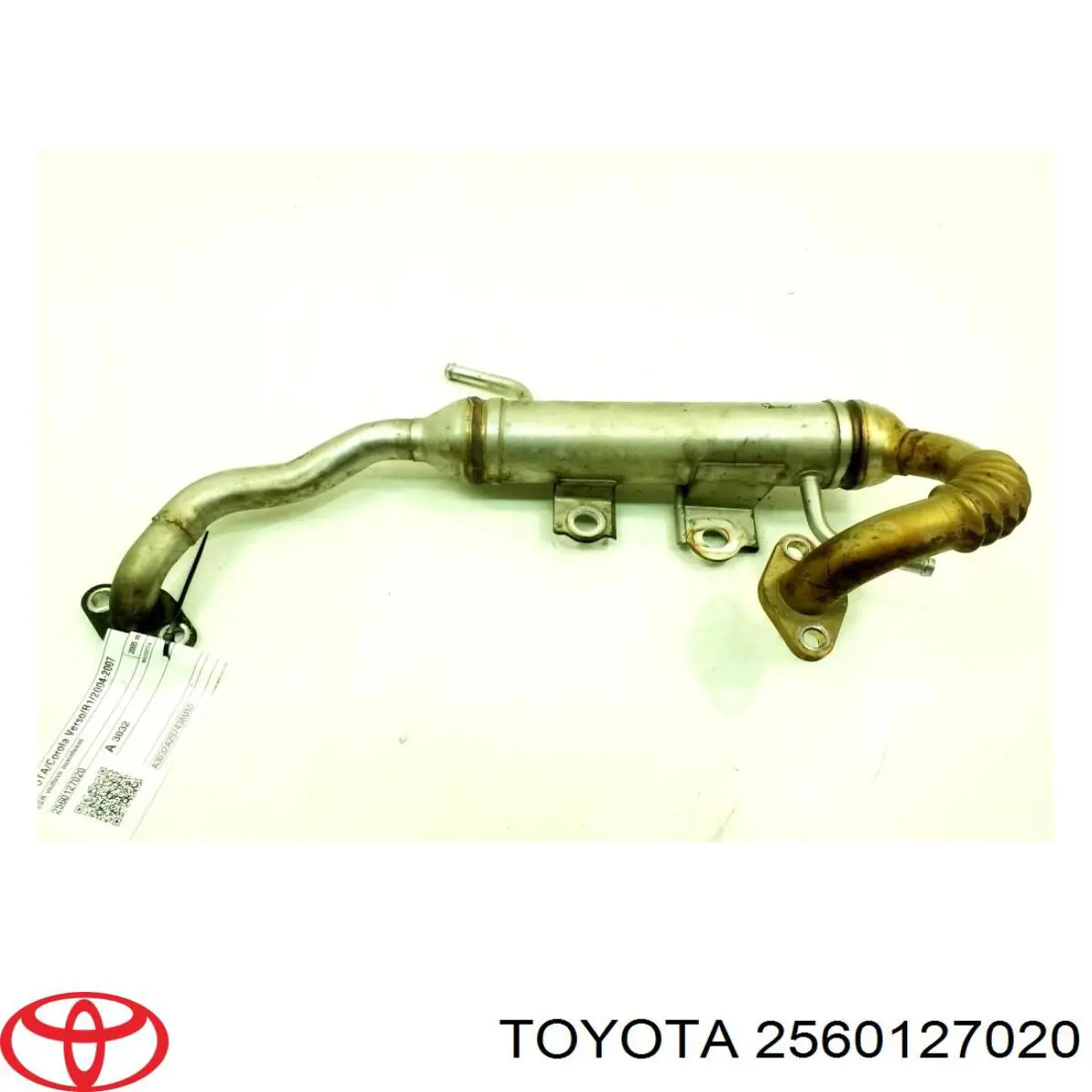 2560127020 Toyota Chłodnica układu recyrkulacji spalin EGR