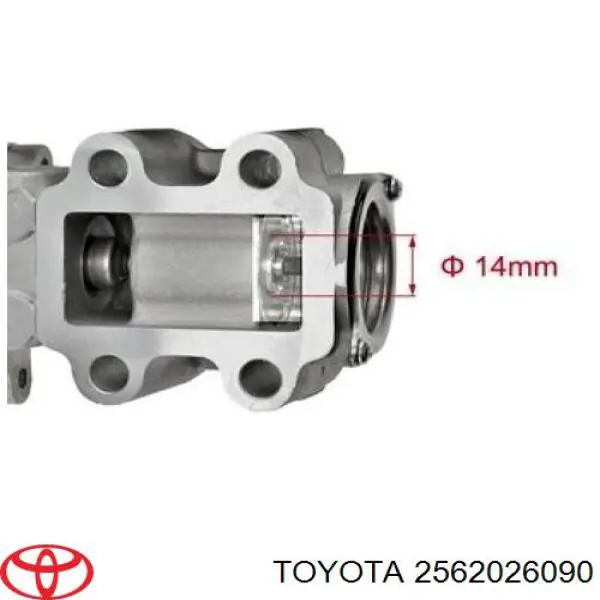 Zawór recyrkulacji spalin EGR Toyota 2562026090 cena, od 115,67 USD