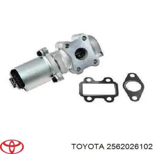 Do koszyka 2562026102 Toyota Zawór recyrkulacji spalin EGR