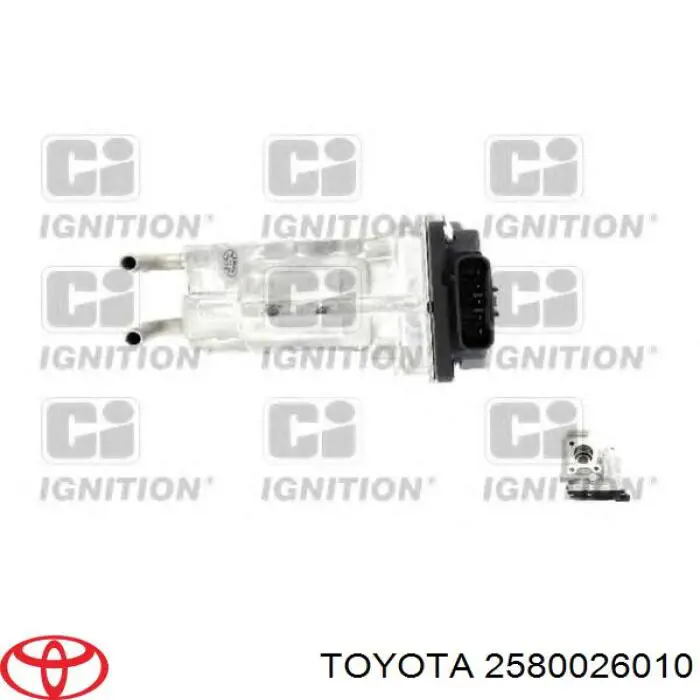 Zawór recyrkulacji spalin EGR Toyota 2580026010 cena, od 143,02 USD