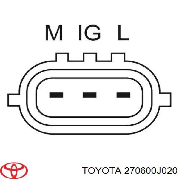270600J020 Toyota Alternator