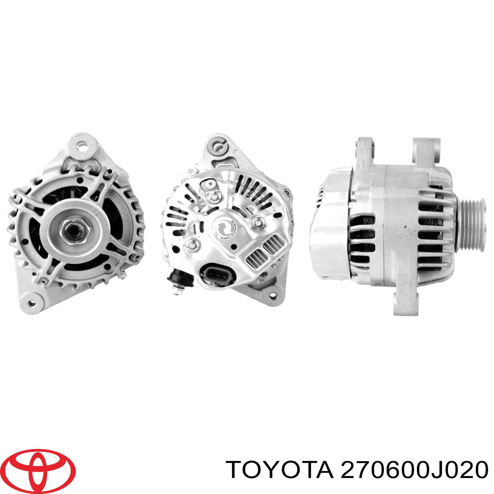 Alternator Toyota 270600J020 cena, od 146,37 USD