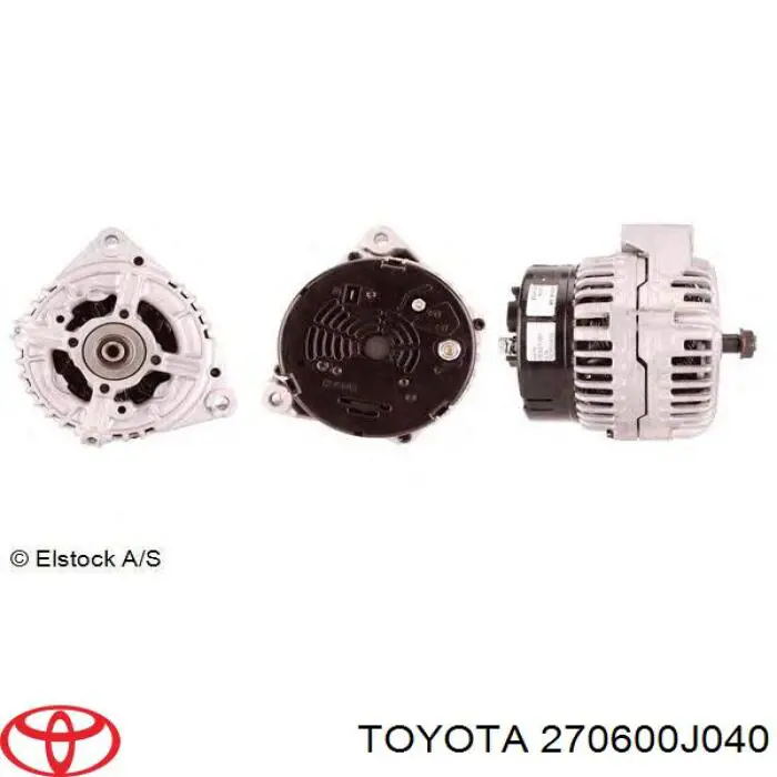 Alternator Toyota 270600J040 cena, od 179,55 USD