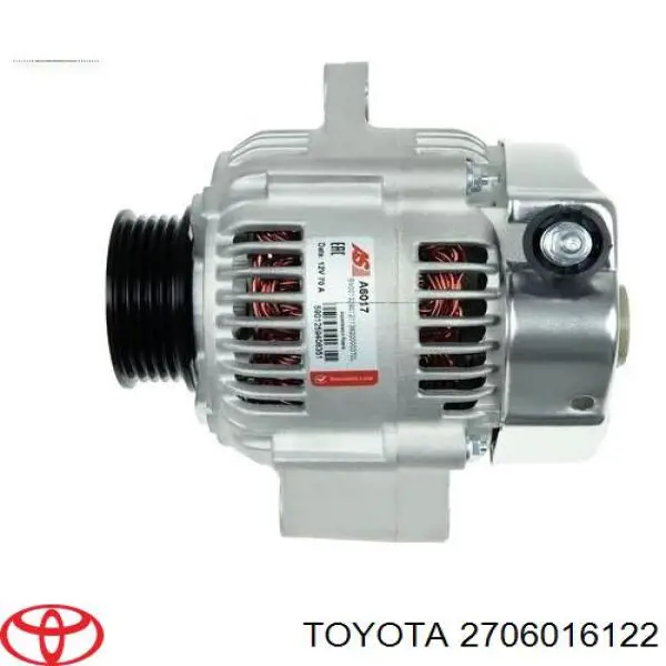 Alternator Toyota 2706016122 cena, od 113,63 USD