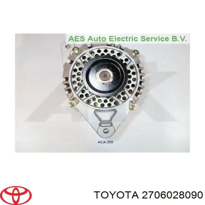 Alternator Toyota 2706028090 cena, od 103,86 USD