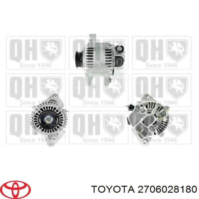 Do koszyka 2706028180 Toyota Alternator