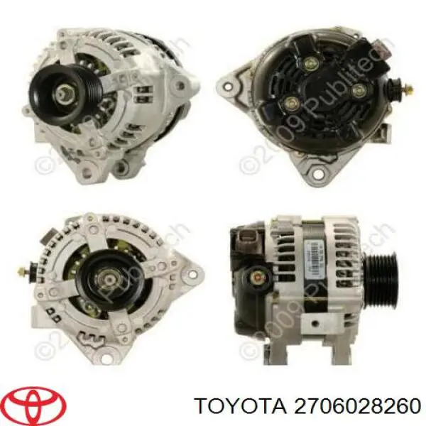 Alternator 2706028260 Toyota
