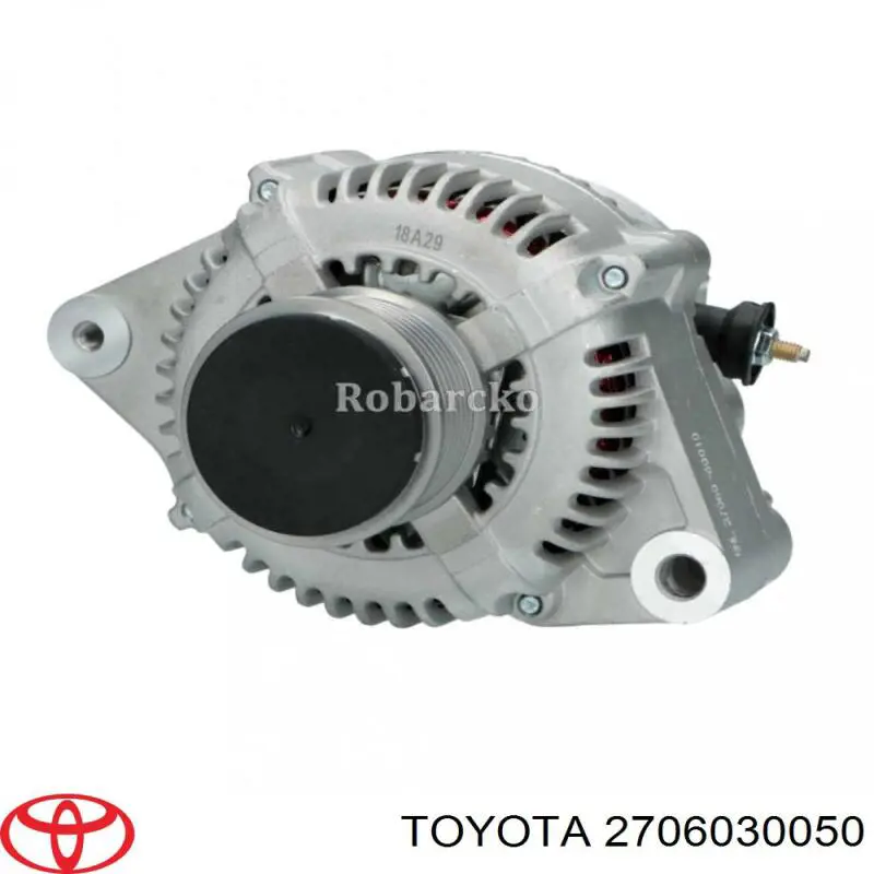 Alternator Toyota 2706030050 cena, od 160,26 USD