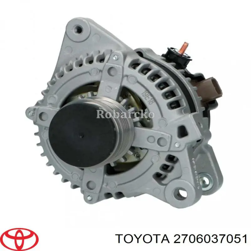 Do koszyka 2706037051 Toyota Alternator
