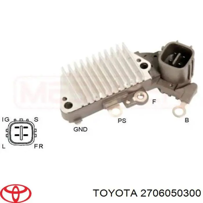 Do koszyka 2706050300 Toyota Alternator