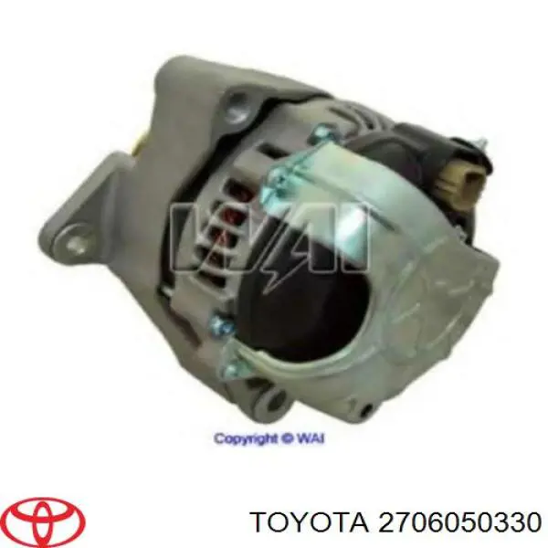 Alternator Toyota 2706050330 cena, od 322,83 USD