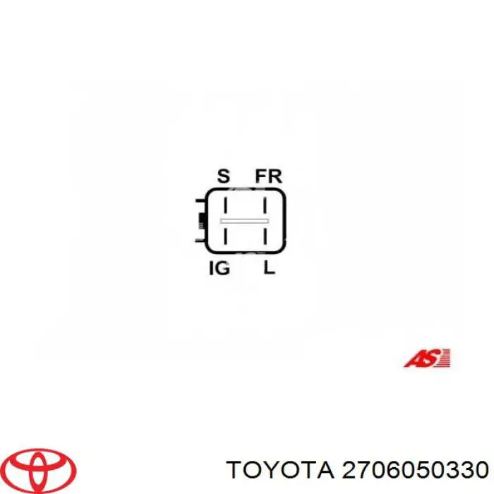 2706050330 Toyota Alternator