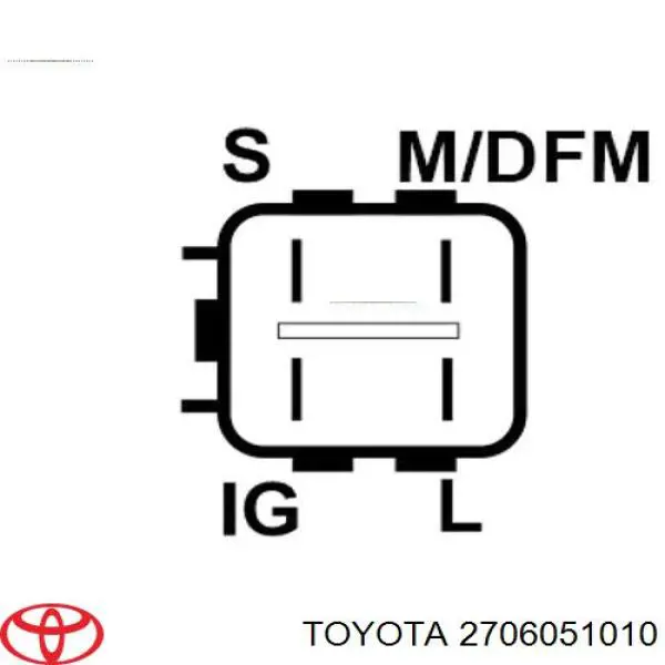 Do koszyka 2706051010 Toyota Alternator