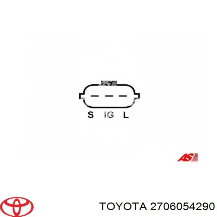 Alternator Toyota 2706054290 cena, od 237,90 USD