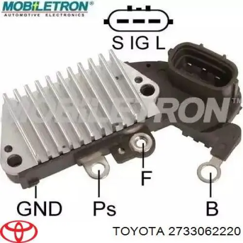 Wirnik alternatora Toyota 2733062220 cena, od 653,32 USD
