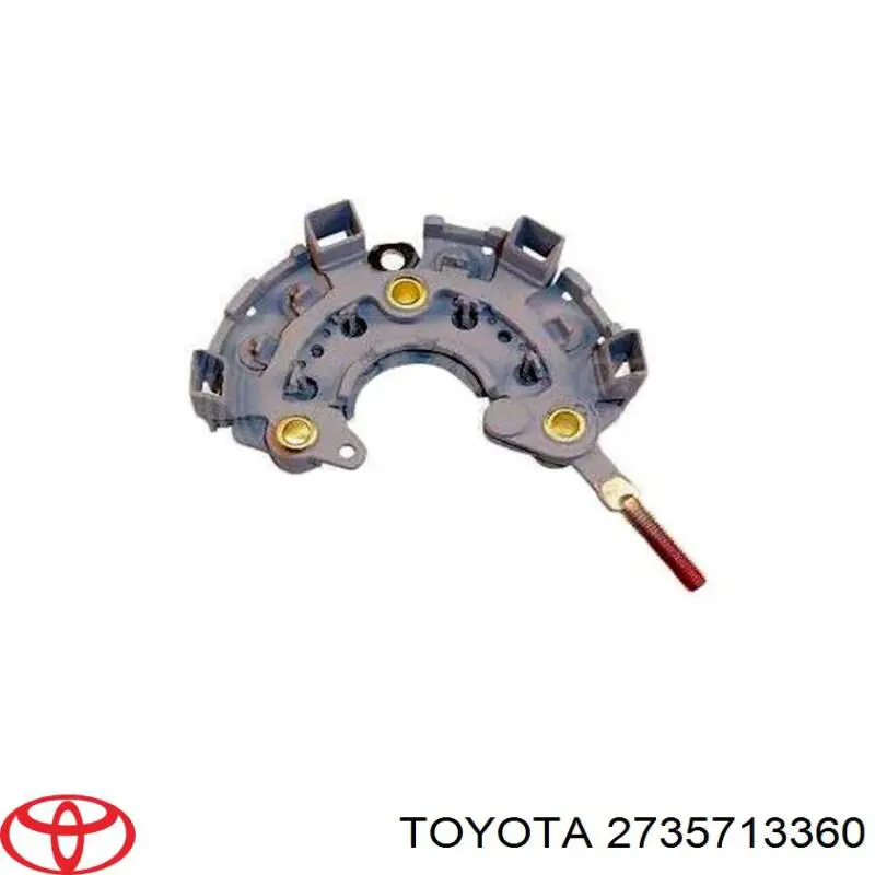 2735713360 Toyota mostek prostowniczy alternatora = moster diodowy alternatora