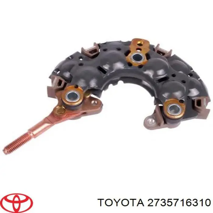 Mostek prostowniczy alternatora = Moster diodowy alternatora Toyota 2735716310 cena, od 24,65 USD
