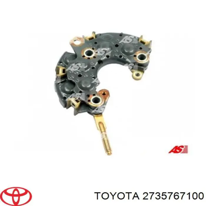 Mostek prostowniczy alternatora = Moster diodowy alternatora Toyota 2735767100 cena, od 20,89 USD