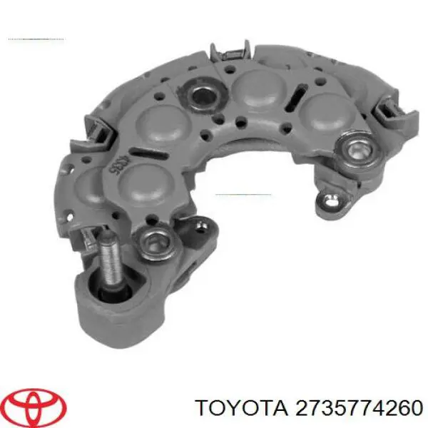 2735774260 Toyota mostek prostowniczy alternatora = moster diodowy alternatora