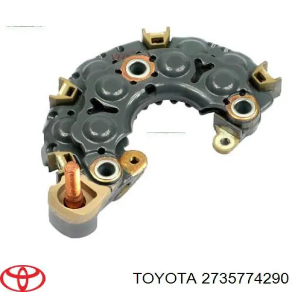 2735774290 Toyota mostek prostowniczy alternatora = moster diodowy alternatora