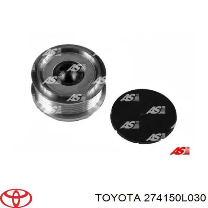 Do koszyka 274150L030 Toyota Koło pasowe alternatora