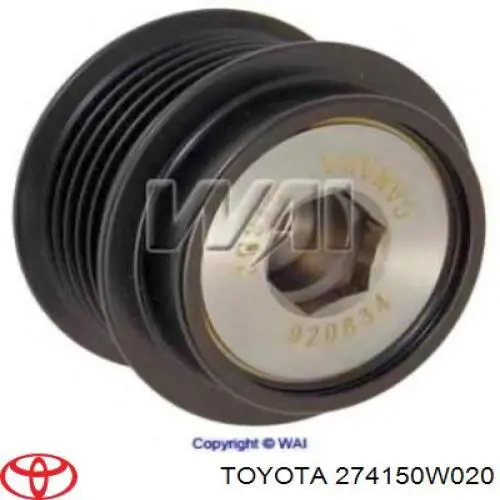 Koło pasowe alternatora Toyota 274150W020 cena, od 68,33 USD