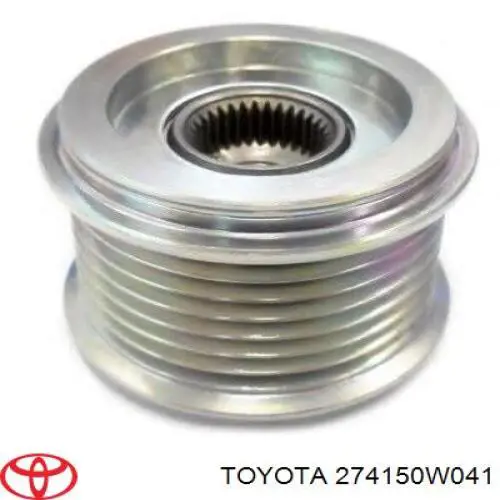 Do koszyka 274150W041 Toyota Koło pasowe alternatora