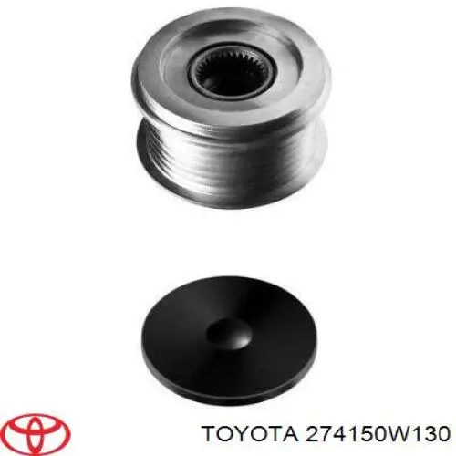 Koło pasowe alternatora Toyota 274150W130 cena, od 76,12 USD